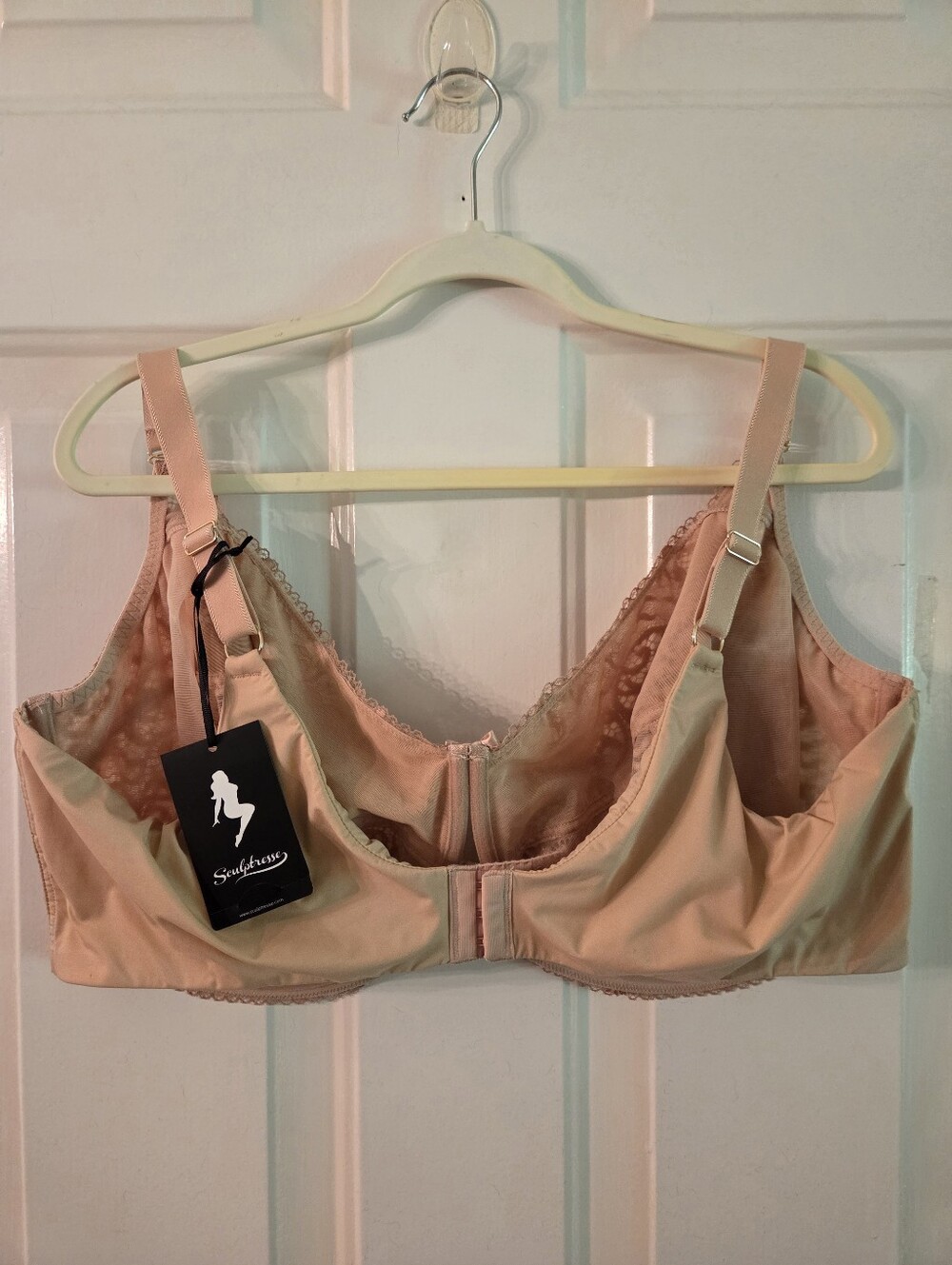 NEW Scupltresse by Panache Estel Lace Full Cup Underwire Bra 9685 Honey (Beige) - Picture 8 of 10
